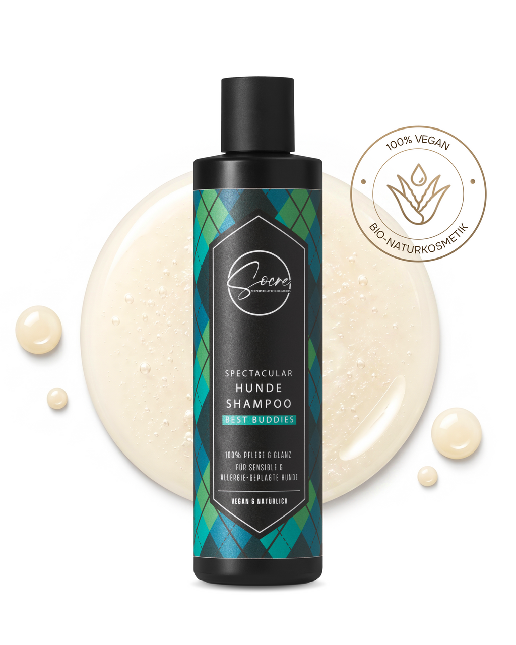 Natürliches Hunde Shampoo für Rüden mit Lavendelduft | SPECTACULAR (250ml)