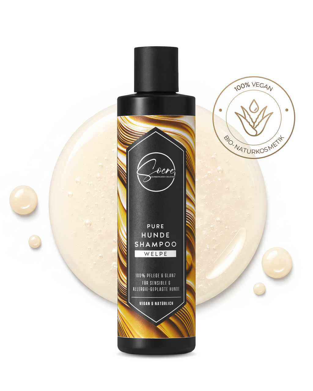 Natürliches Welpen Shampoo für sensitive Haut | Veganes Hundeshampoo (250ml)
