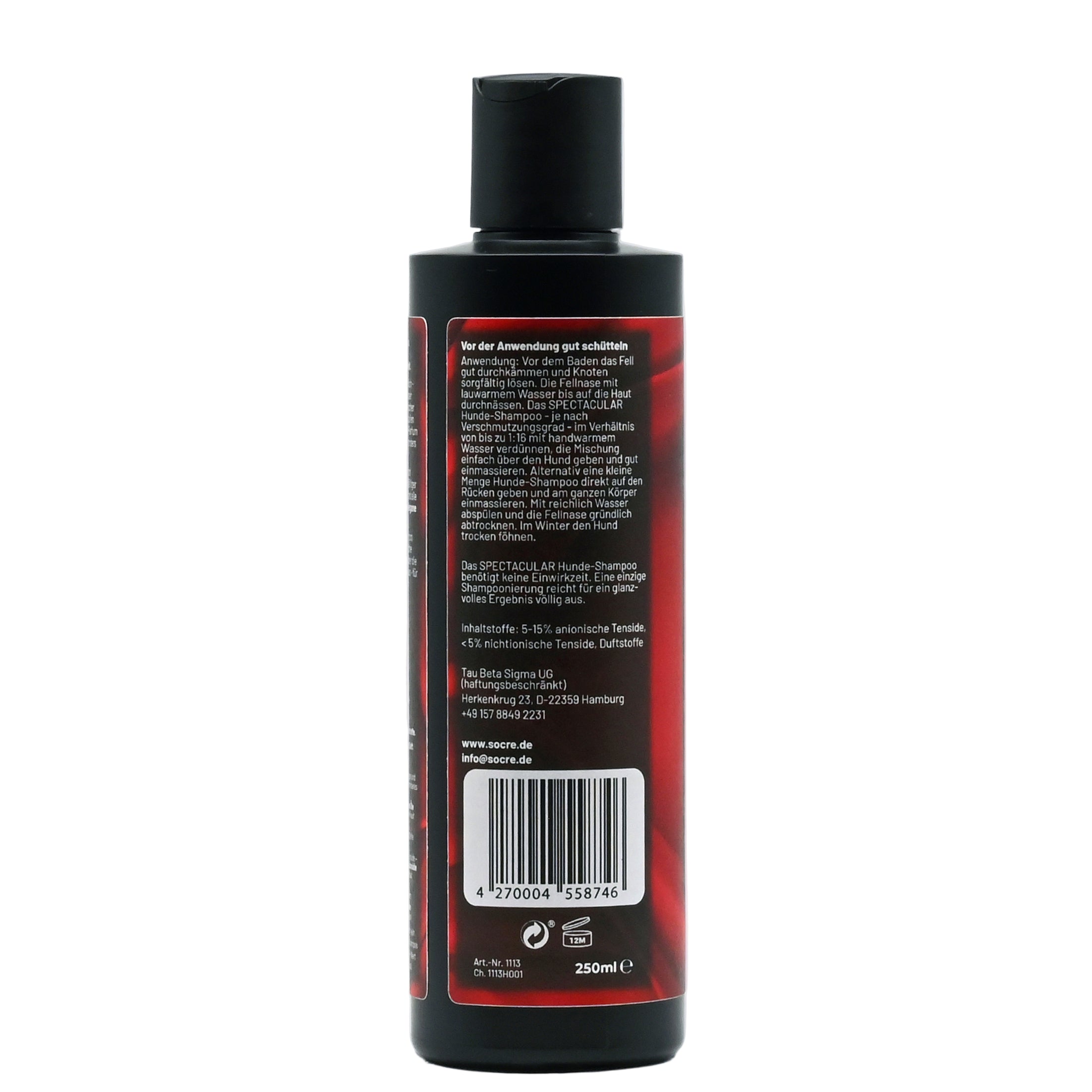 SPECTACULAR Hunde Shampoo Red Carpet