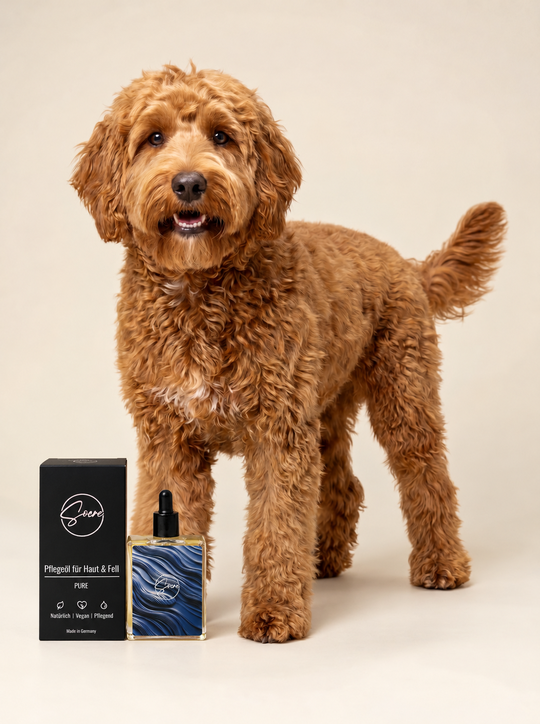 Natürliches Pflegeöl für Hunde - SOCRE Pflegeöl für Haut & Fell PURE (30ml)
