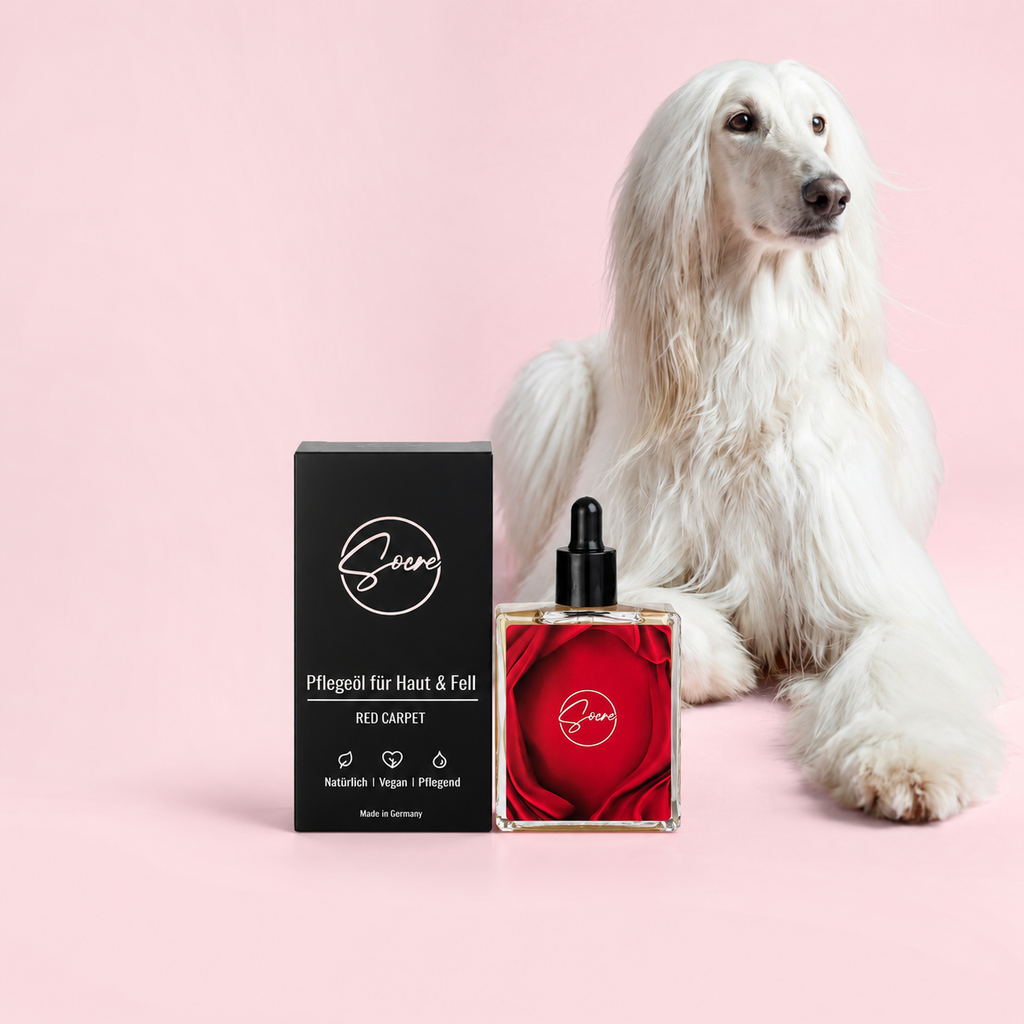 Natürliches Pflegeöl für Hunde - SOCRE Pflegeöl für Haut & Fell Red Carpet (30ml)